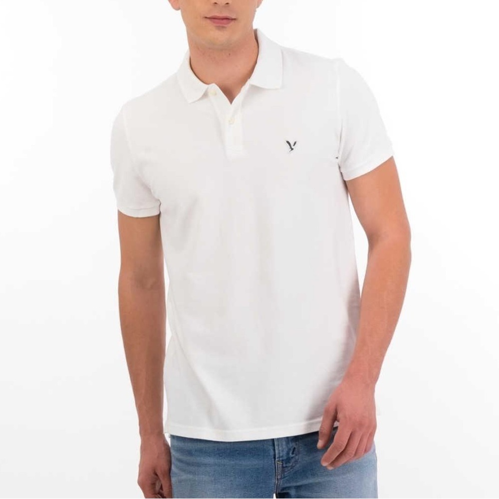 American Eagle Men’s Super Soft Slim Fit pique polo size L